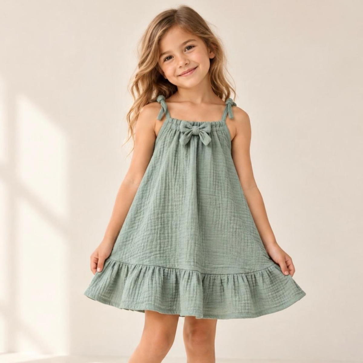 Selena Swing Dress Sage