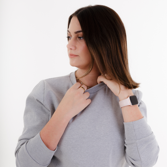 Rib Lounge Grey Melange (Adults)