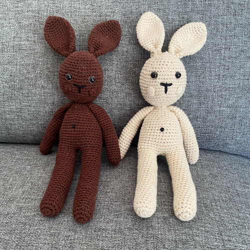 Bunny Crochet Natural Oatmeal - Ella and Jo
