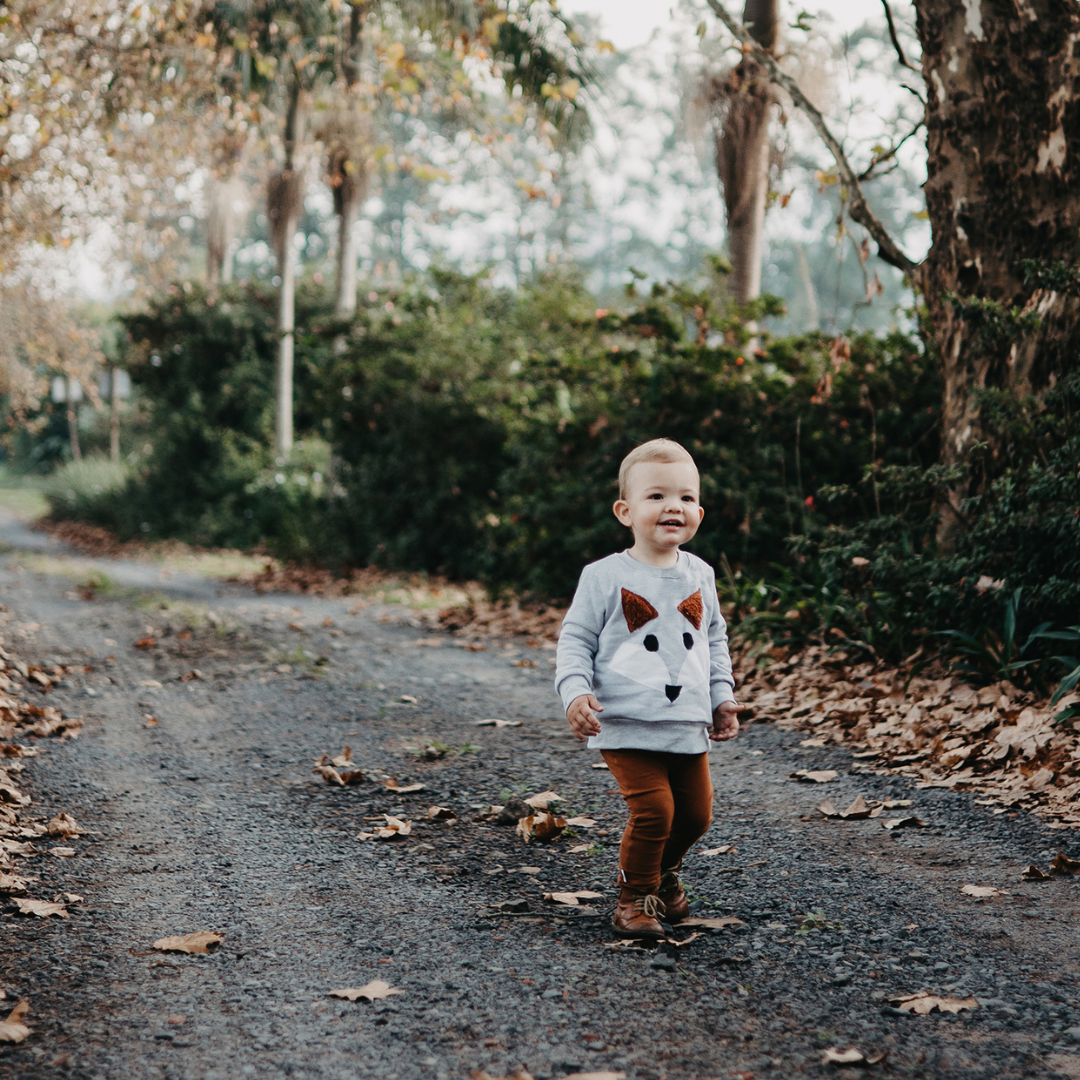Mr Fox Tracksuit with Knitted Beanie - Ella and Jo