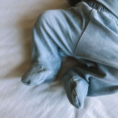Washed Blue Sweater set - Ella and Jo