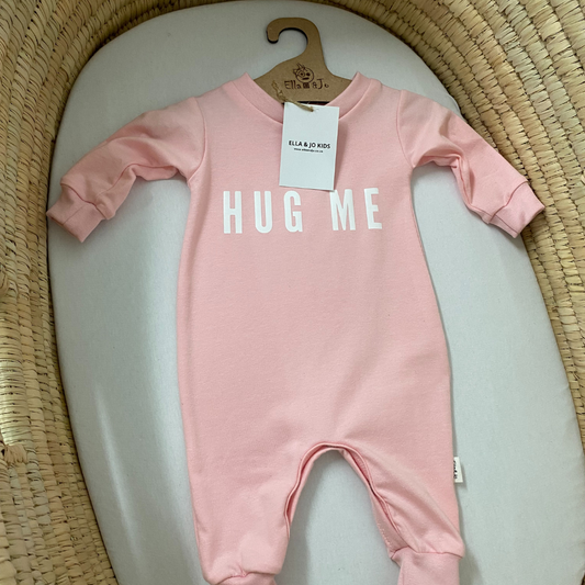 Romper - Hug Me Baby Pink