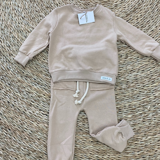 Square Pocket - Tracksuit - Stone