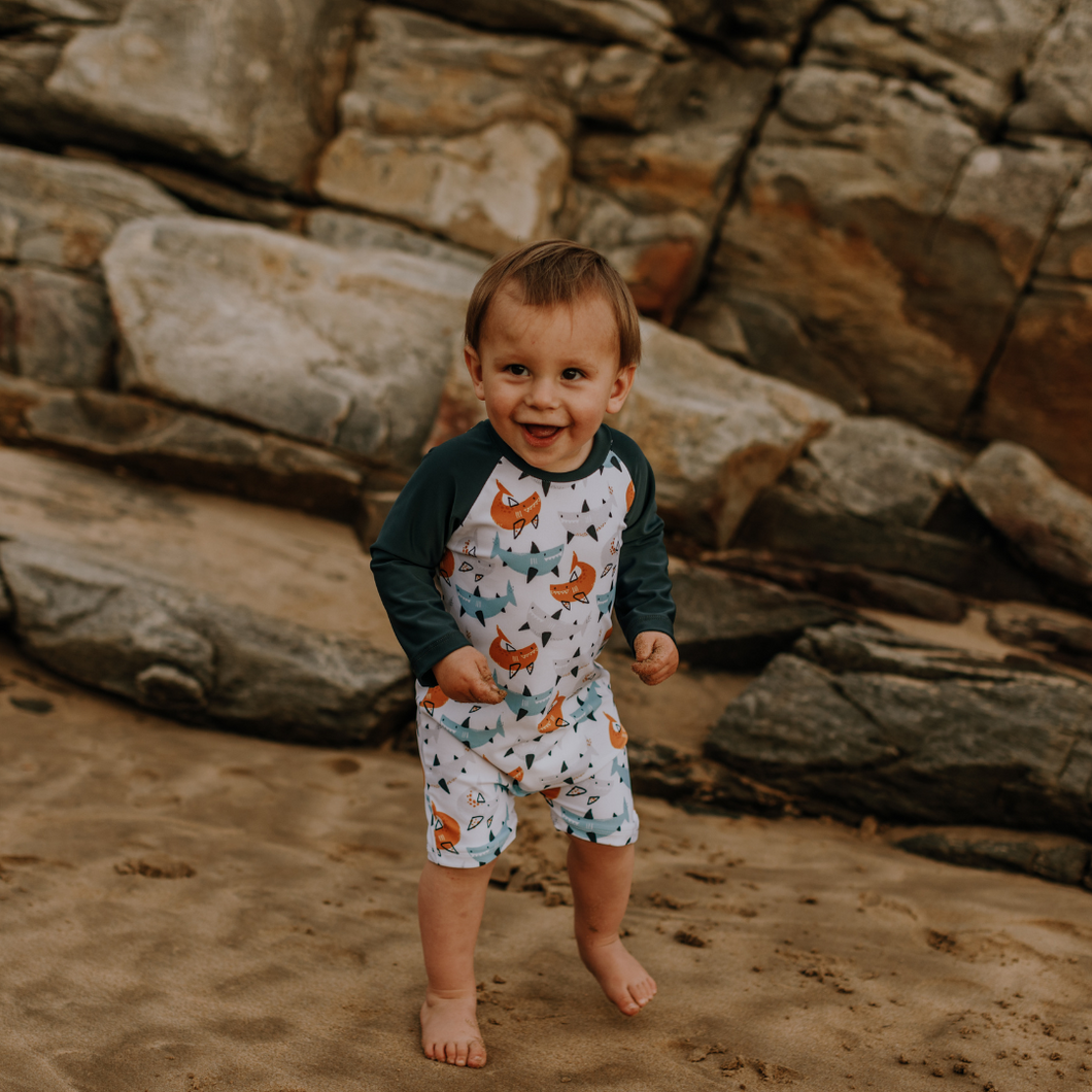 Shark Swimsuit Long Sleeve