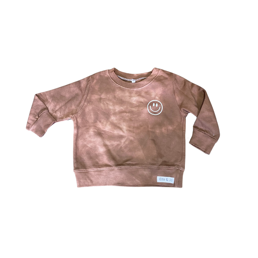 Rust Sweater - Pocket Smile