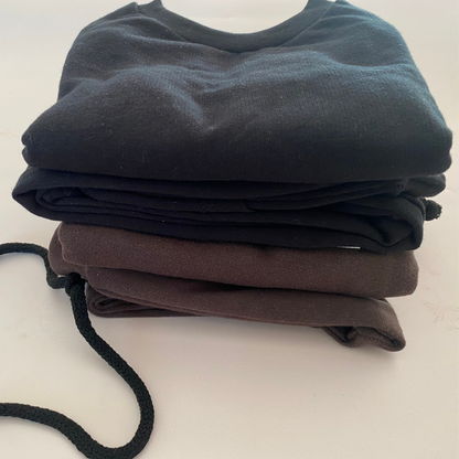 Square Pocket - Tracksuit - Black