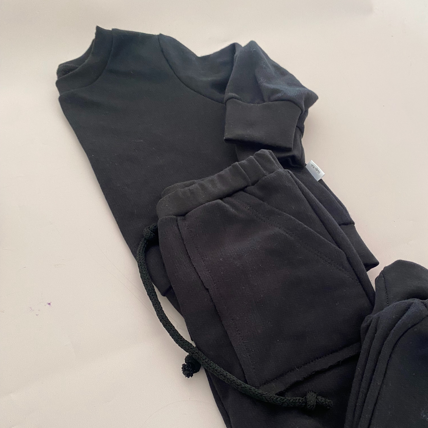 Square Pocket - Tracksuit - Black