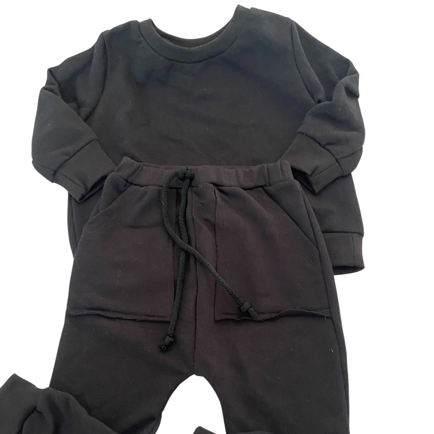 Square Pocket - Tracksuit - Black