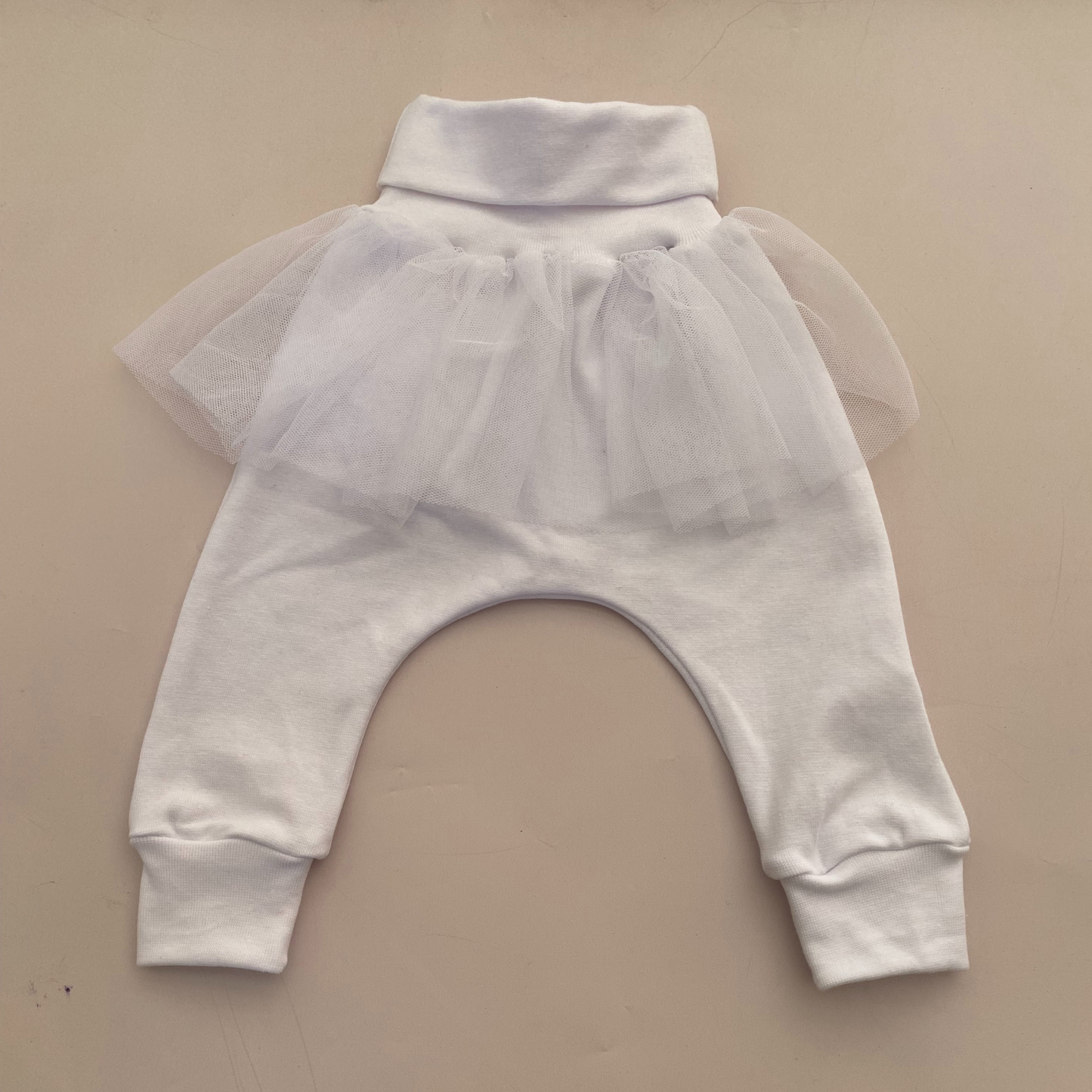 Tulle Jogger - White