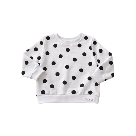 Polka Dot Sweatshirt