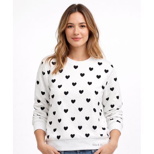 Ladies Heart Sweatshirt
