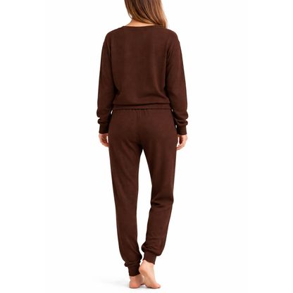 Rib Lounge Set Chocolate- Adults