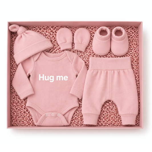 Baby Gift Box -Hug me Dusty pink