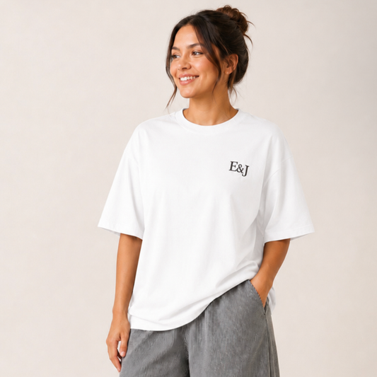 T-shirt - signature Unisex White
