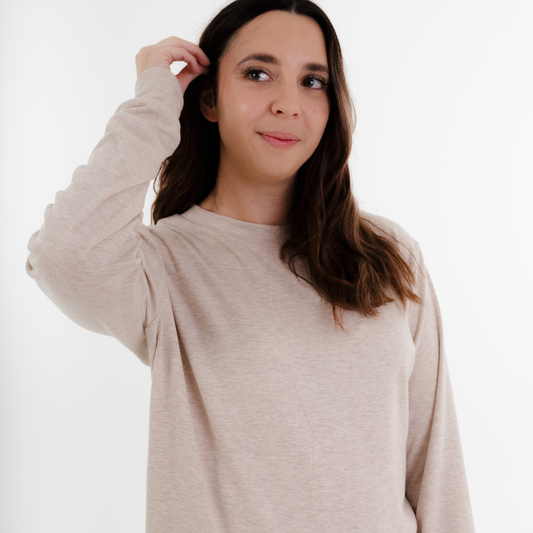 Rib Lounge Set Pebble- Adults