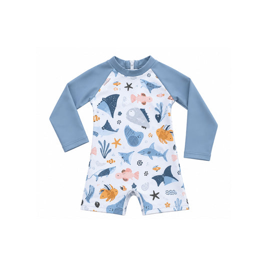 Swimsuit - Sea Animals - Long Sleeve