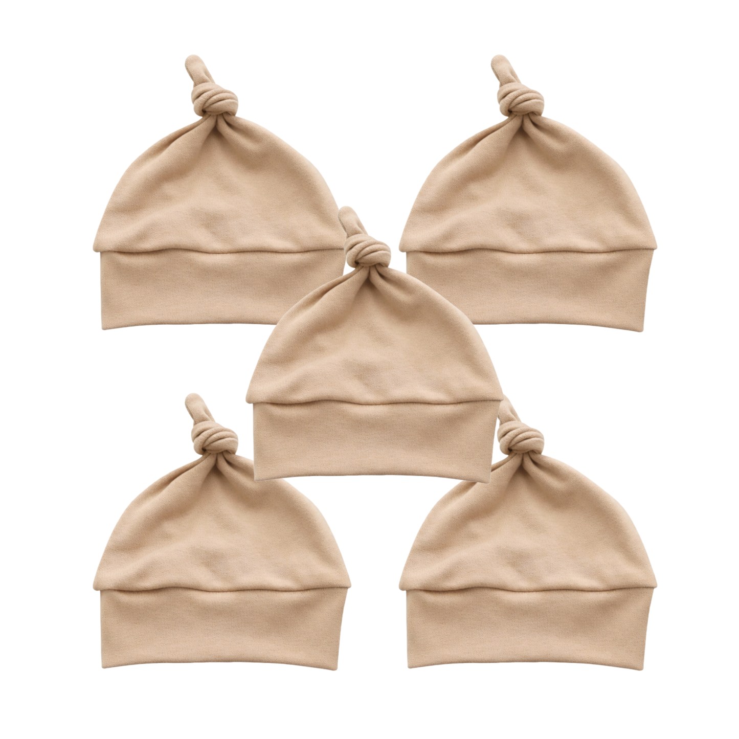 Single Knot Beanie - Stone 5Pack