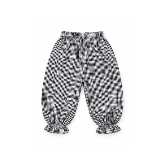 Gingham Ruffle Pant
