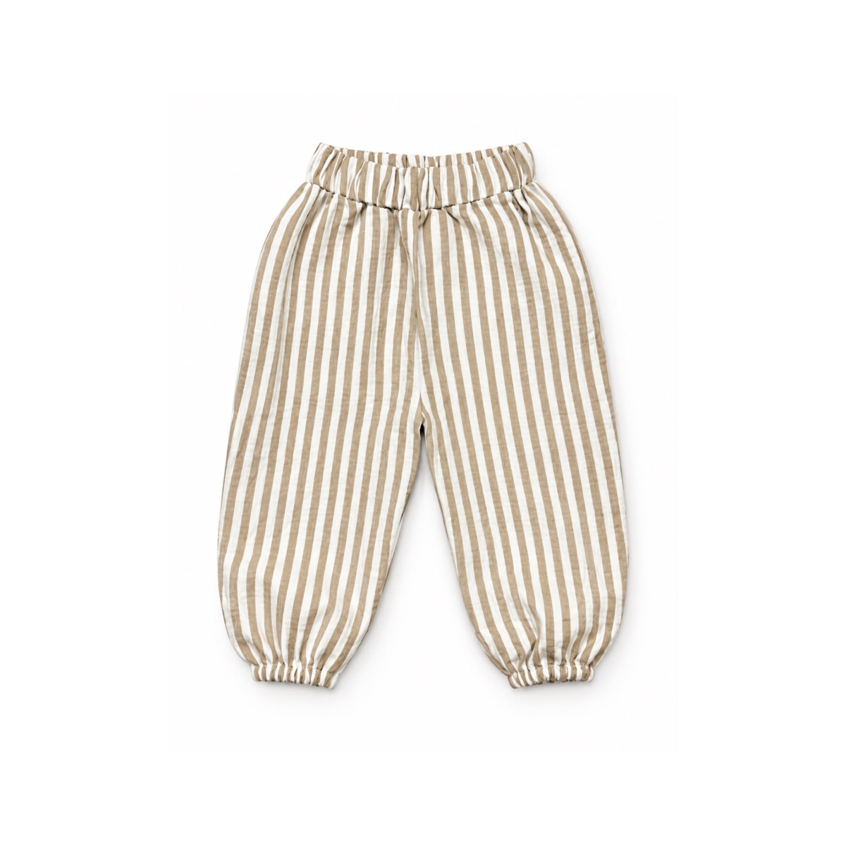 Bubble Pant - Stripe Beige Unisex