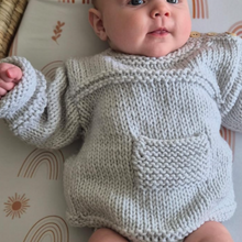 Load image into Gallery viewer, Chunky Knit Jersey - Olive
