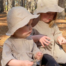 Load image into Gallery viewer, Georgia Gingham Dress and Hat - Ella and Jo
