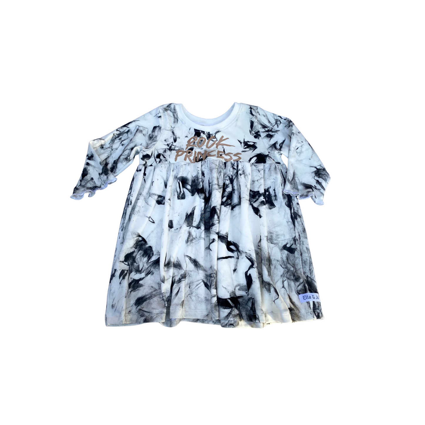 Rock Princess Dress + Headband - Smudge