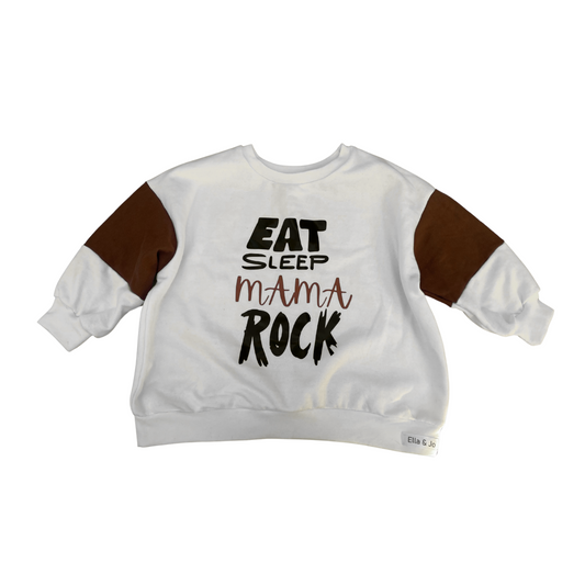 Eat, Sleep, Mama, Rock Sweatshirt