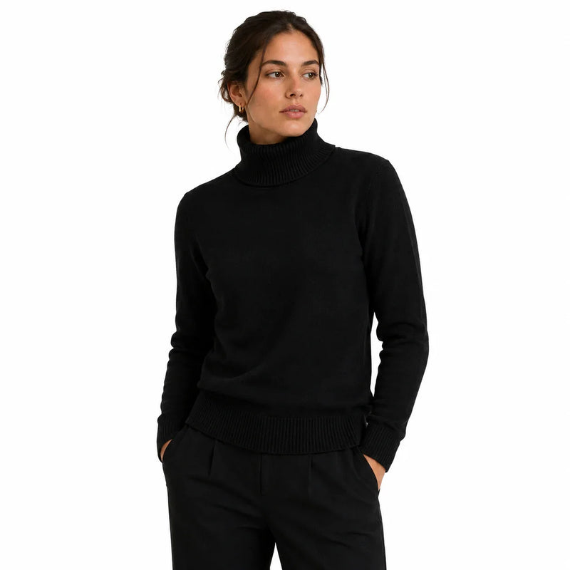 black knit jersey 