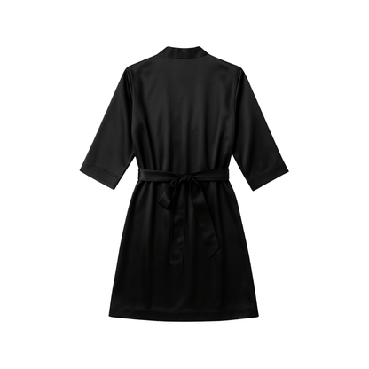 Satin Gown - Black