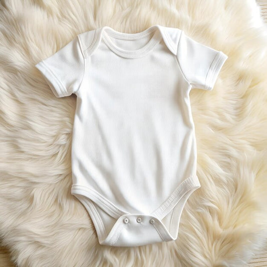 Onesie - White Short Sleeve