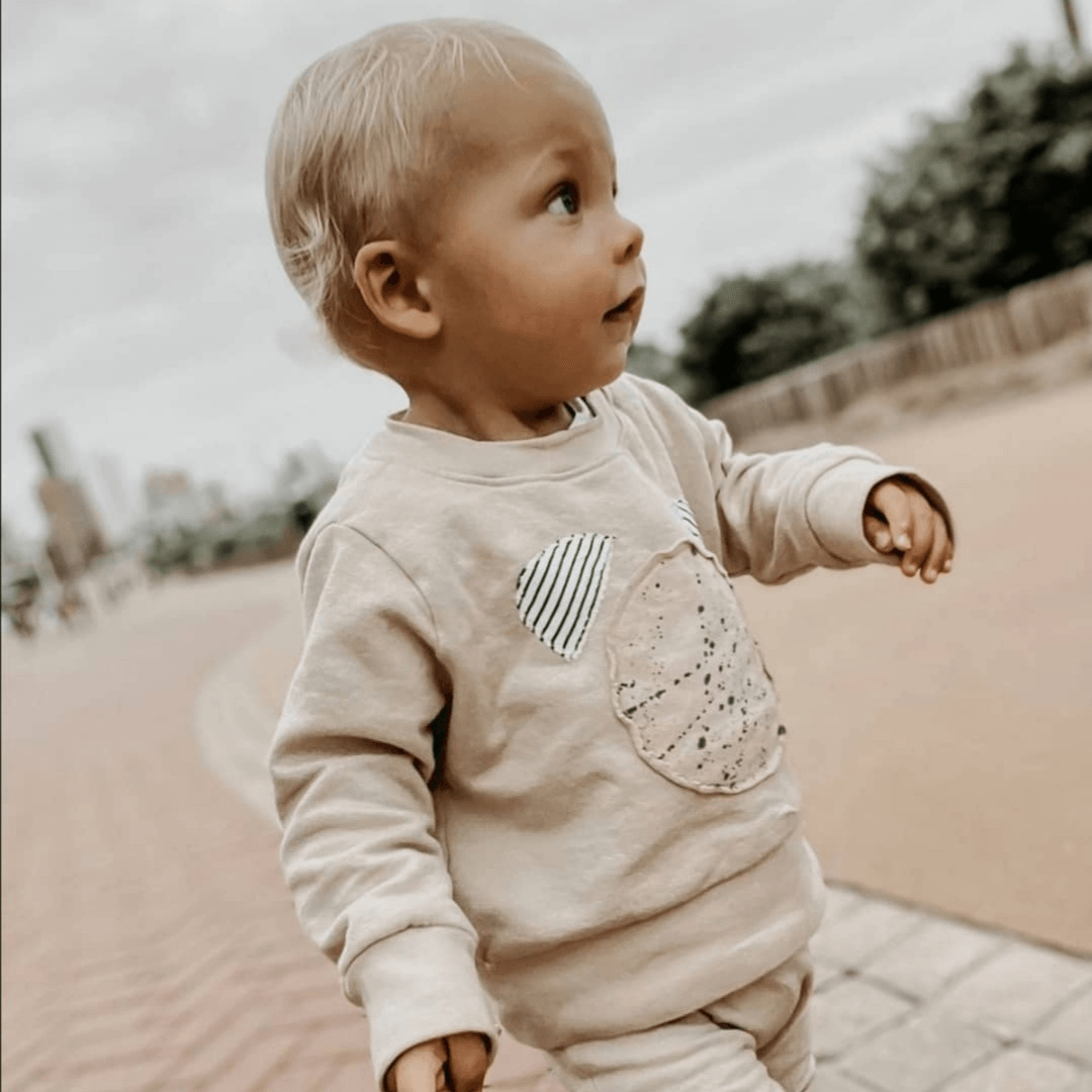 Bear Tracksuit with Knitted Beanie - Ella and Jo
