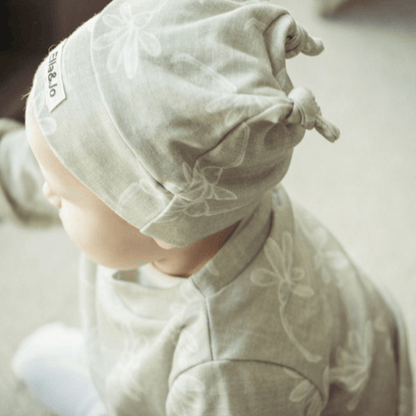 Flowers Double Knot Beanie - Ella and Jo