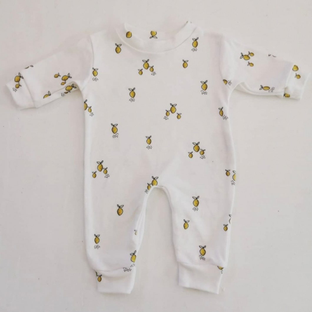Lemon - Footed Romper - Ella and Jo