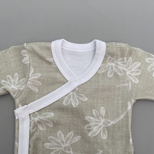 Load image into Gallery viewer, Flower Kimono onesie - Long Sleeve - Ella and Jo
