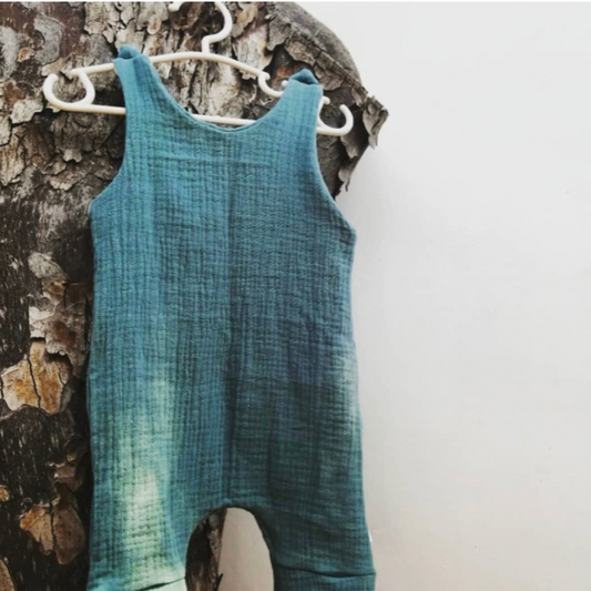 Ocean Romper - Muslin - Ella and Jo