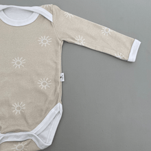 Load image into Gallery viewer, Beige Sun - Long Sleeve Onesie - Ella and Jo
