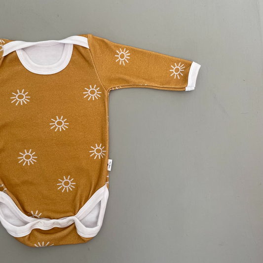 Rusty Sun onesie - Long Sleeve - Ella and Jo