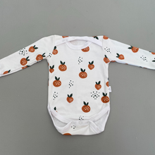 Load image into Gallery viewer, Apricot onesie - Long Sleeve - Ella and Jo
