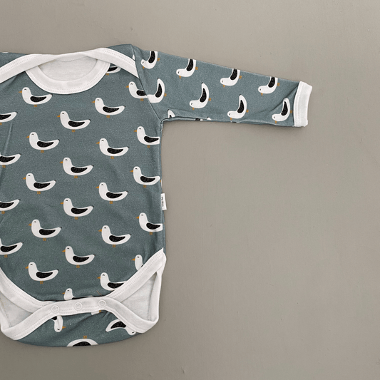 Sea Gulls - Long Sleeve Onesie - Ella and Jo