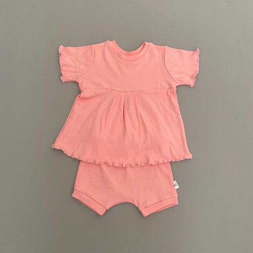 Peach Summer set - Ella and Jo